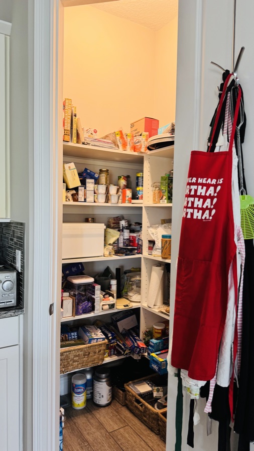 Walk-in pantry, before