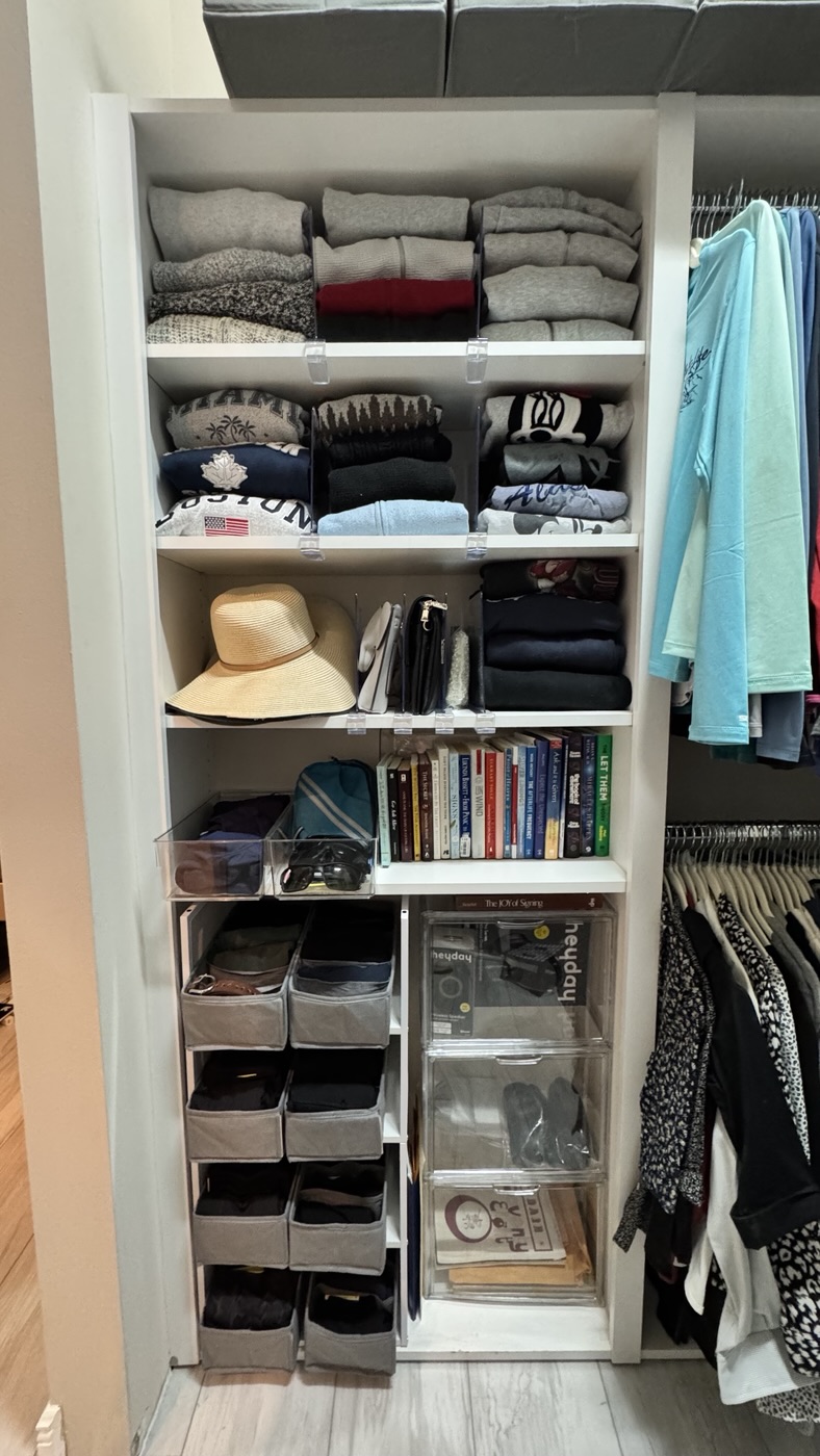 Wall closet, after