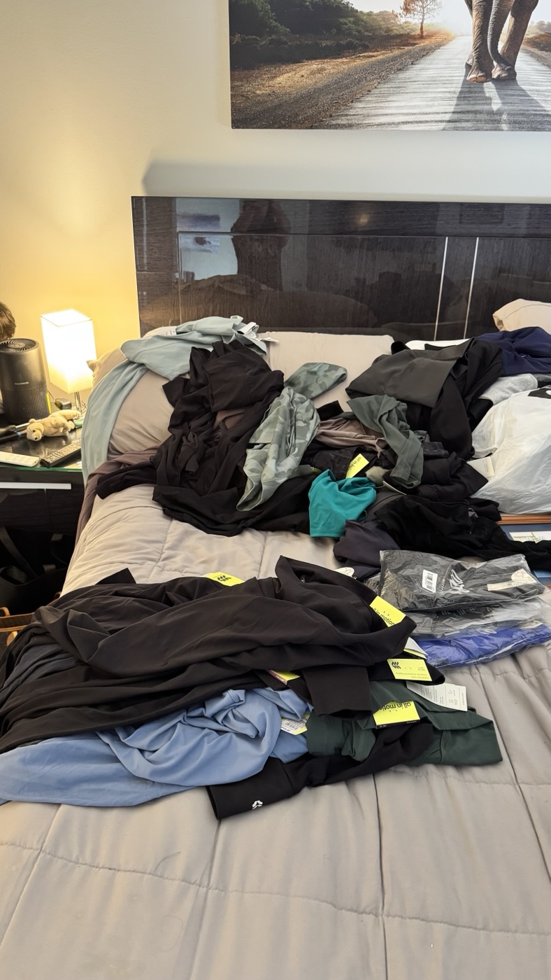 Activewear, before